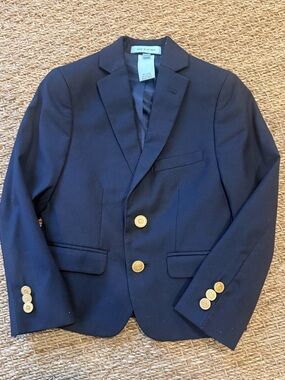 Class Club Navy Blazer w/ Gold Buttons - size 4